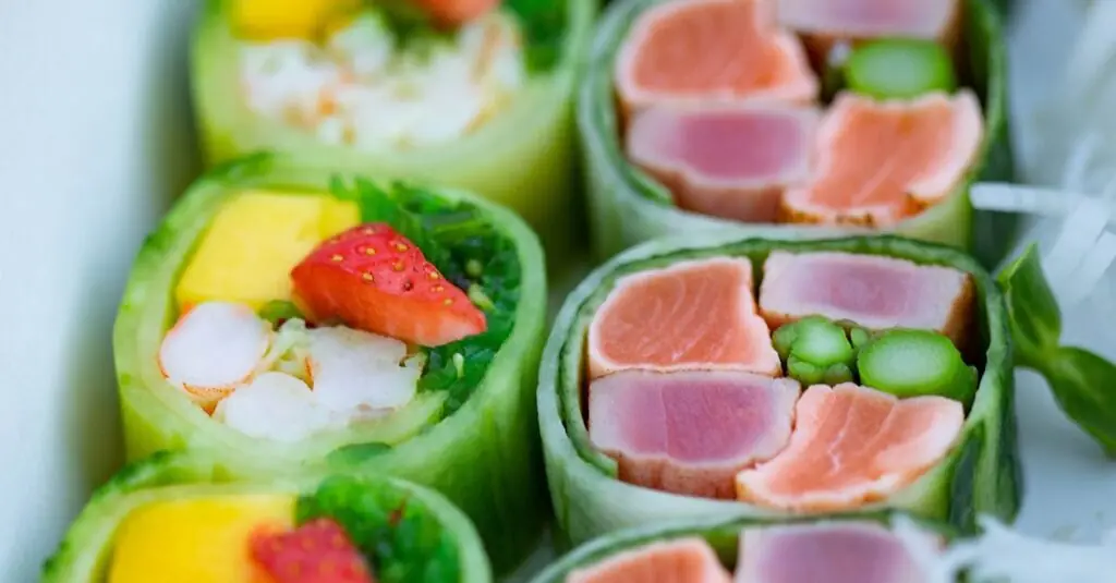 Vibrant Mango Avocado Spring Rolls Recipe