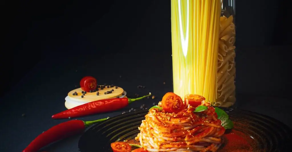 Abstract Art on Your Plate: Artistic Fusion Pasta Recipe