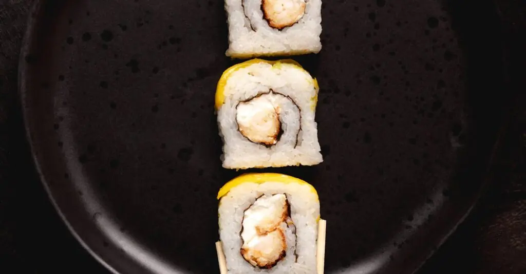 Tropical Fusion: Exotic Mango Sushi Rolls That Will Wow Your Taste B