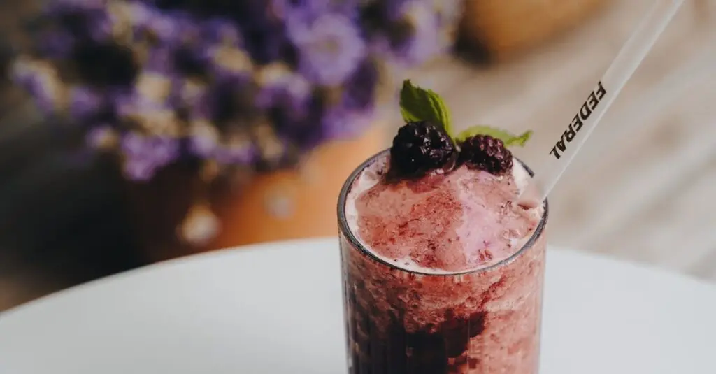 Purple Potato Coconut Mint Surprise