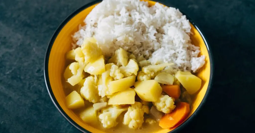 Colorful Winter Cauliflower Rice Bowl