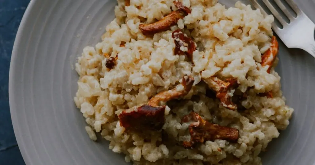 Cozy Cauliflower Mushroom Risotto