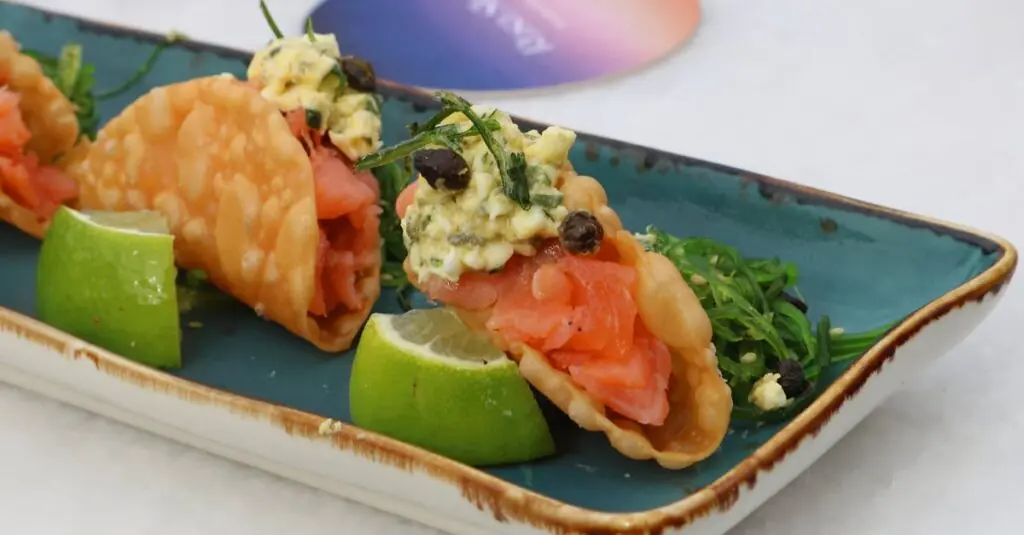 Zesty Fusion Feast: Citrus-Miso Salmon Tacos