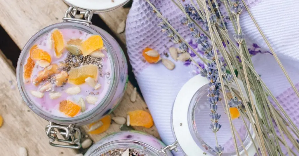 Innovative Breakfast Delight: Purple Sweet Potato Pancakes with Chia Jam