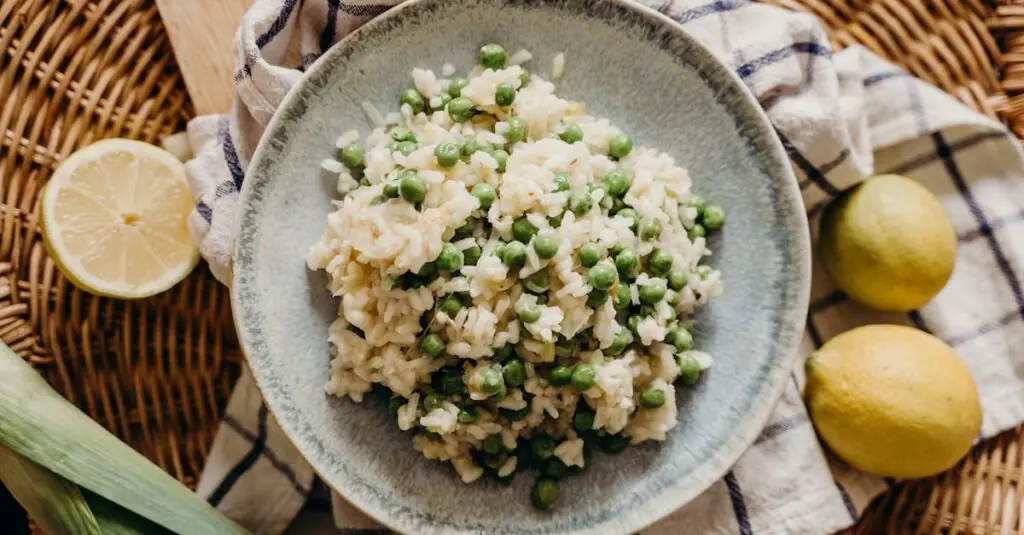 Creamy Rosewater Persimmon Cauliflower Risotto