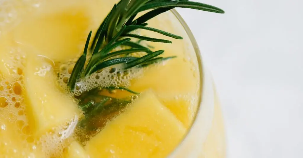 Whipping Up a Tropical Cucumber Mango Cooler