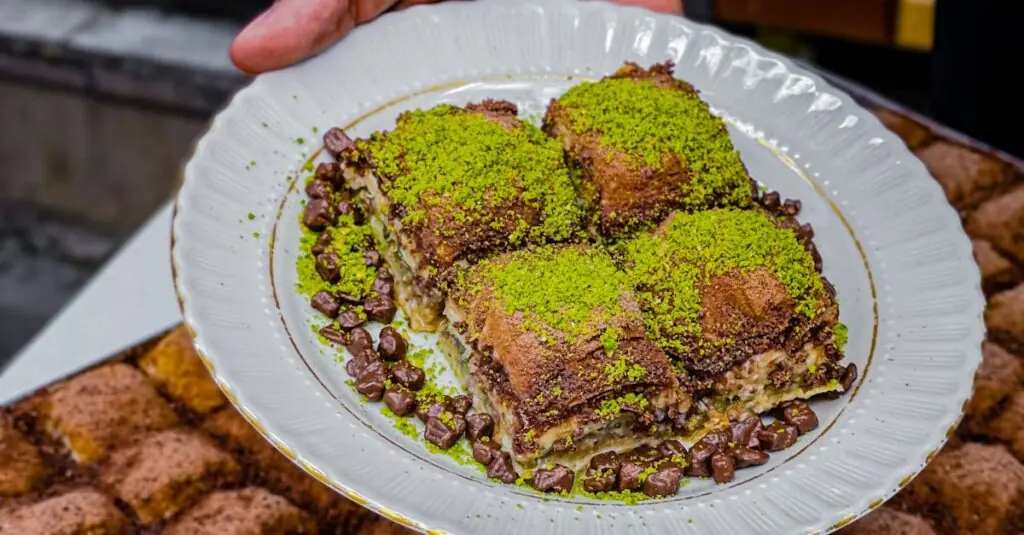 Ultimate Indulgence: Saffron Pistachio Baklava Cups