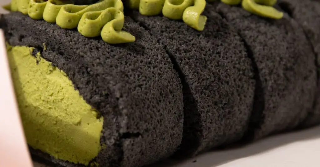 Dive into Delight: Dragonfruit and Black Sesame Dessert