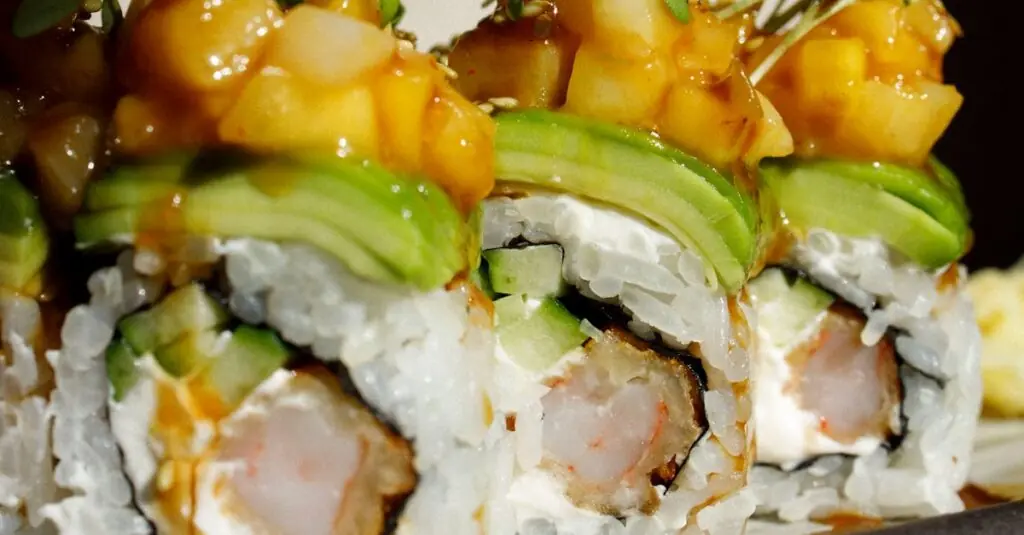 Spicy Mango Avocado Sushi Burrito: A Flavor Fusion Delight