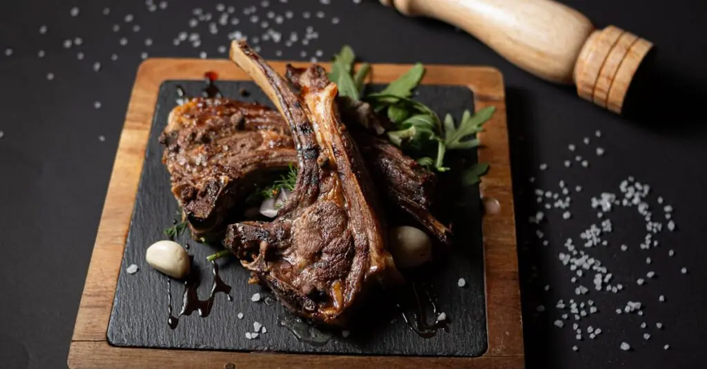 Savor the Exotic: Cumin-Crusted Lamb Chops with Mint