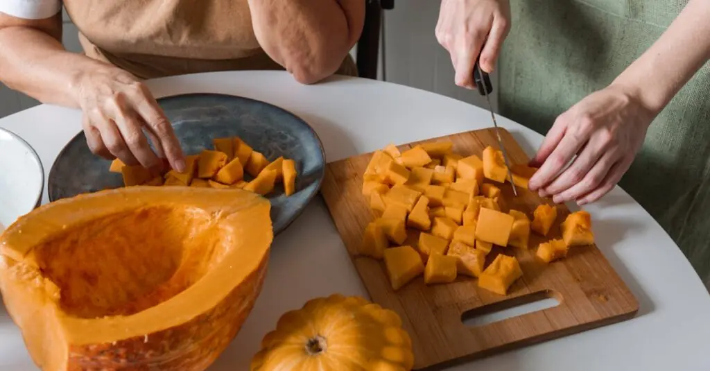 Innovative Fall Recipe: Shrimp and Kiwi Butternut Squash