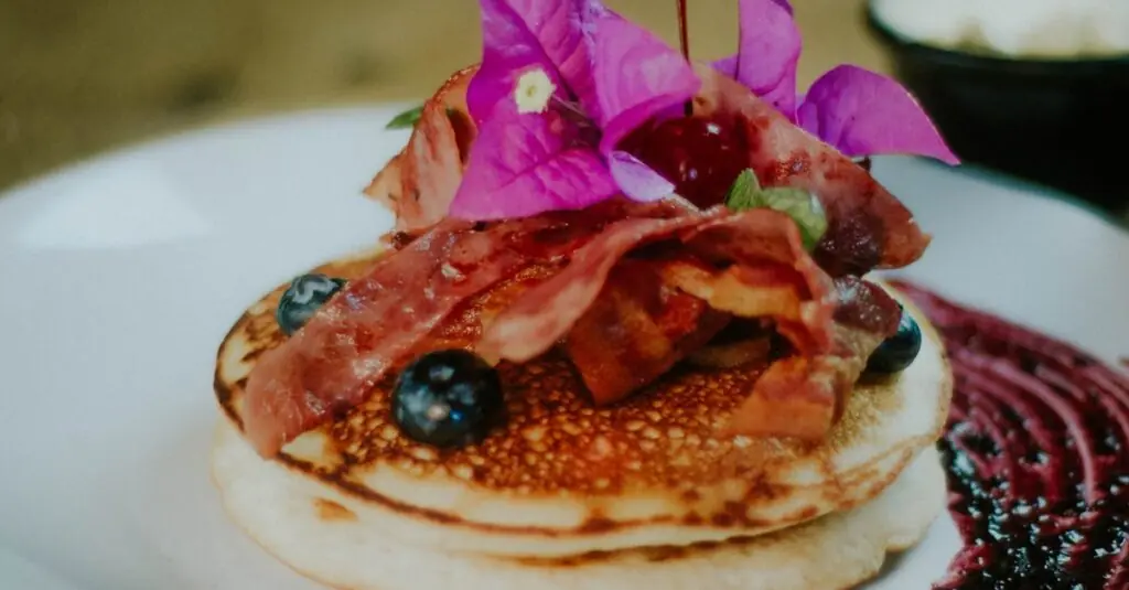 Indulge in Fall Mornings with this Maple Bacon Pancake Sandwich