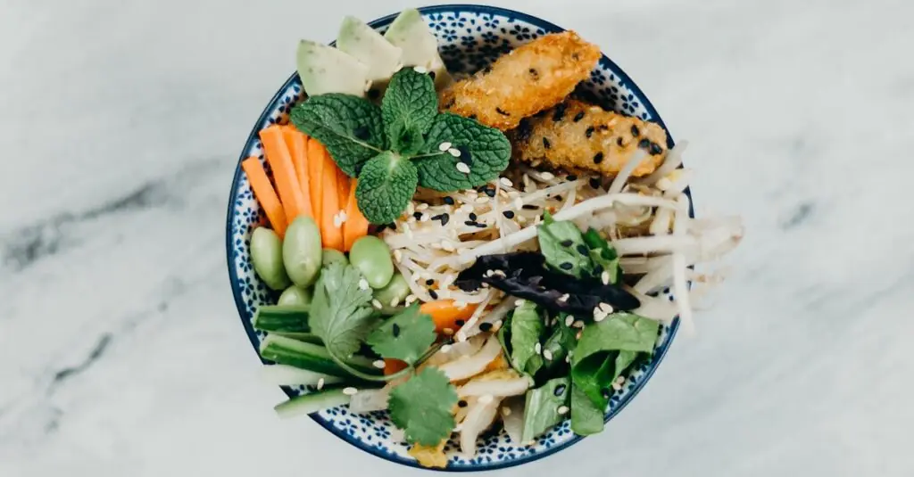 Artistry in a Bowl: The Vibrant Creation of a Culinary Master