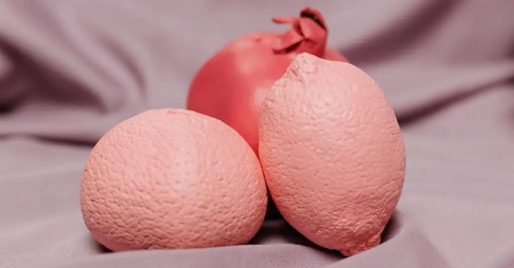 Artful Fusion: Surreal Potato and Dragon Fruit Delight