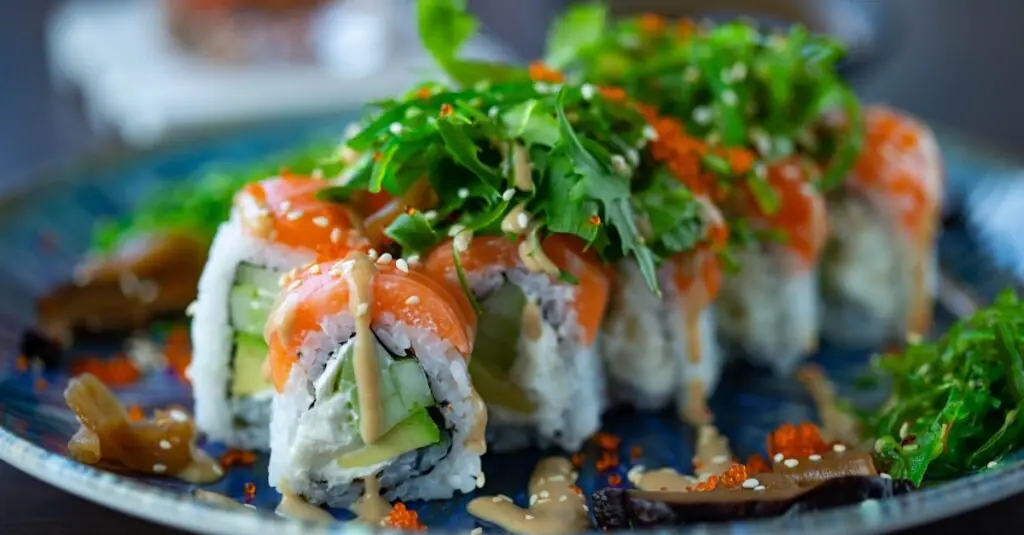 Savory Fusion Delight: Mexican-Japanese Sushi Rolls