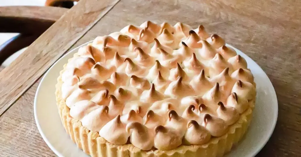 Indulge in this Exquisite Spiced Mango Rose Tart!