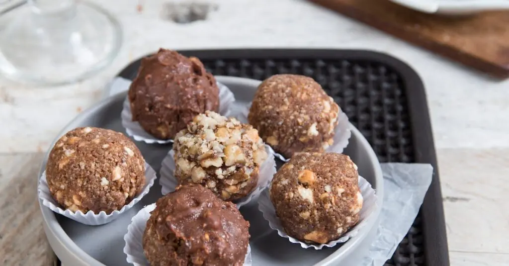 Decadent and Nutritious: Miso Walnut Brownie Bites