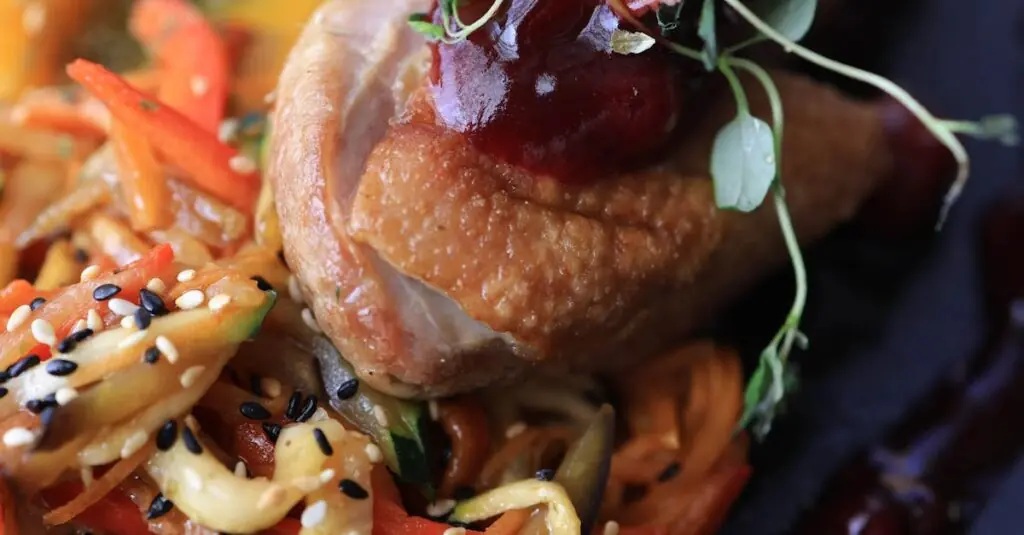 Dazzle Your Guests with Pomegranate Glazed Duck Breast