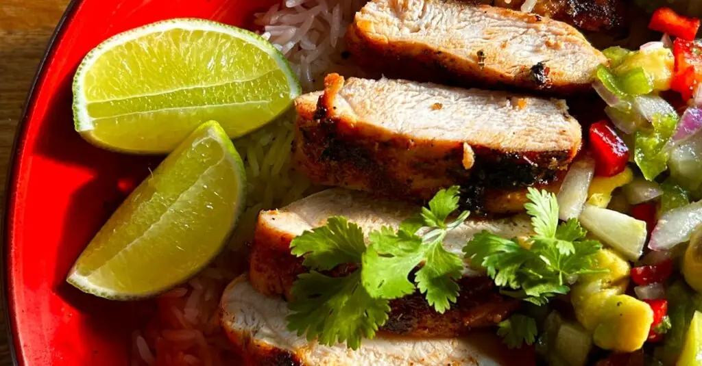 Tropical Inspired Spicy Mango Chicken Tacos: A Culinary Adventure