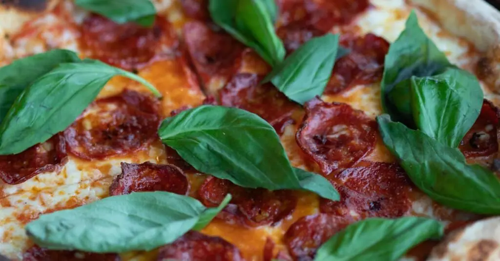 Sweet and Spicy Mango Bacon Pizza