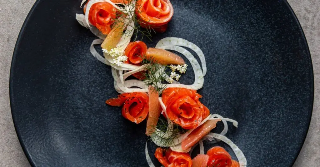 Elegant Fall Salmon with Fennel Slaw