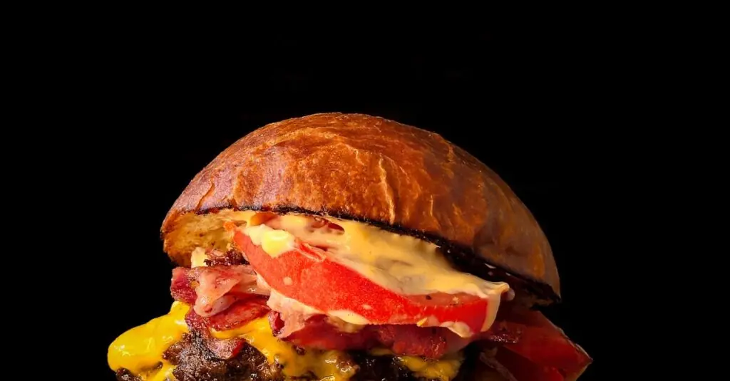 Spicy Peanut Butter Burger Delight