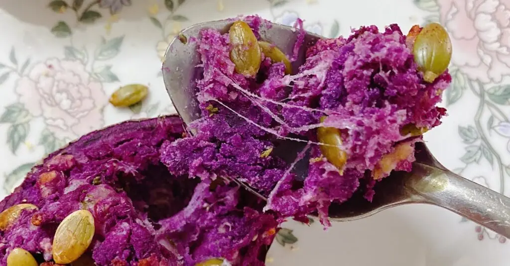 Vibrant Purple Sweet Potato Beetroot Soup