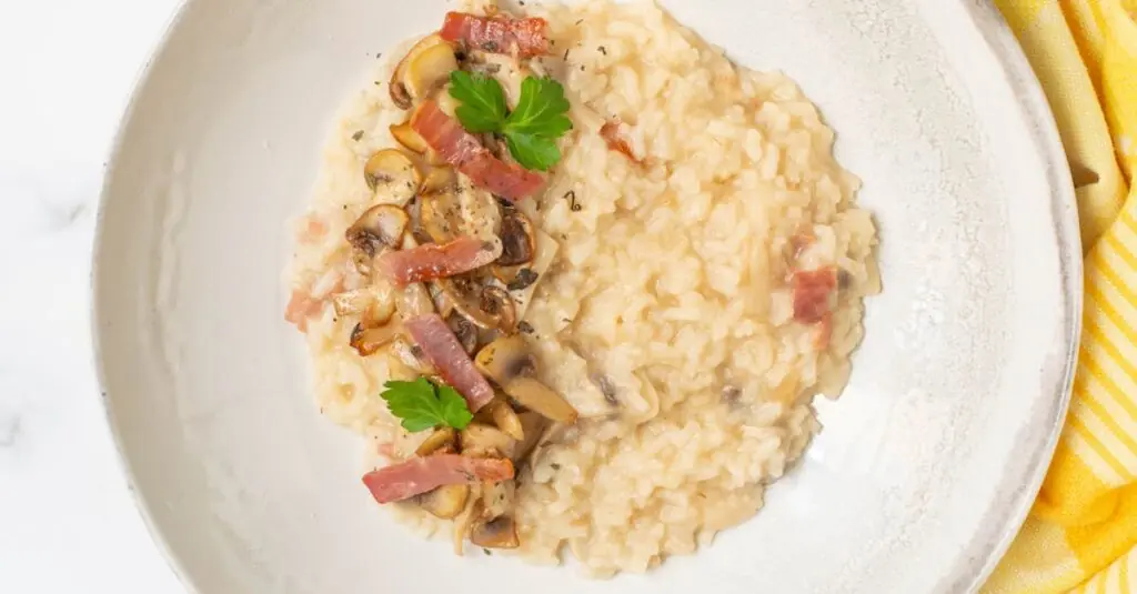 Cozy Creamy Mushroom Risotto Recipe