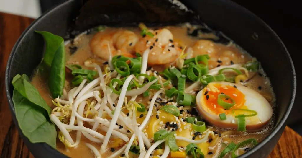The Ultimate Umami Delight: Miso Ramen with Grilled Shrimp