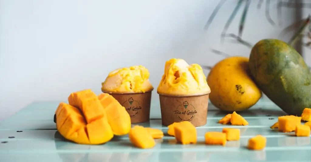 Indulge in the Exotic Delight of Mango Basil Sorbet